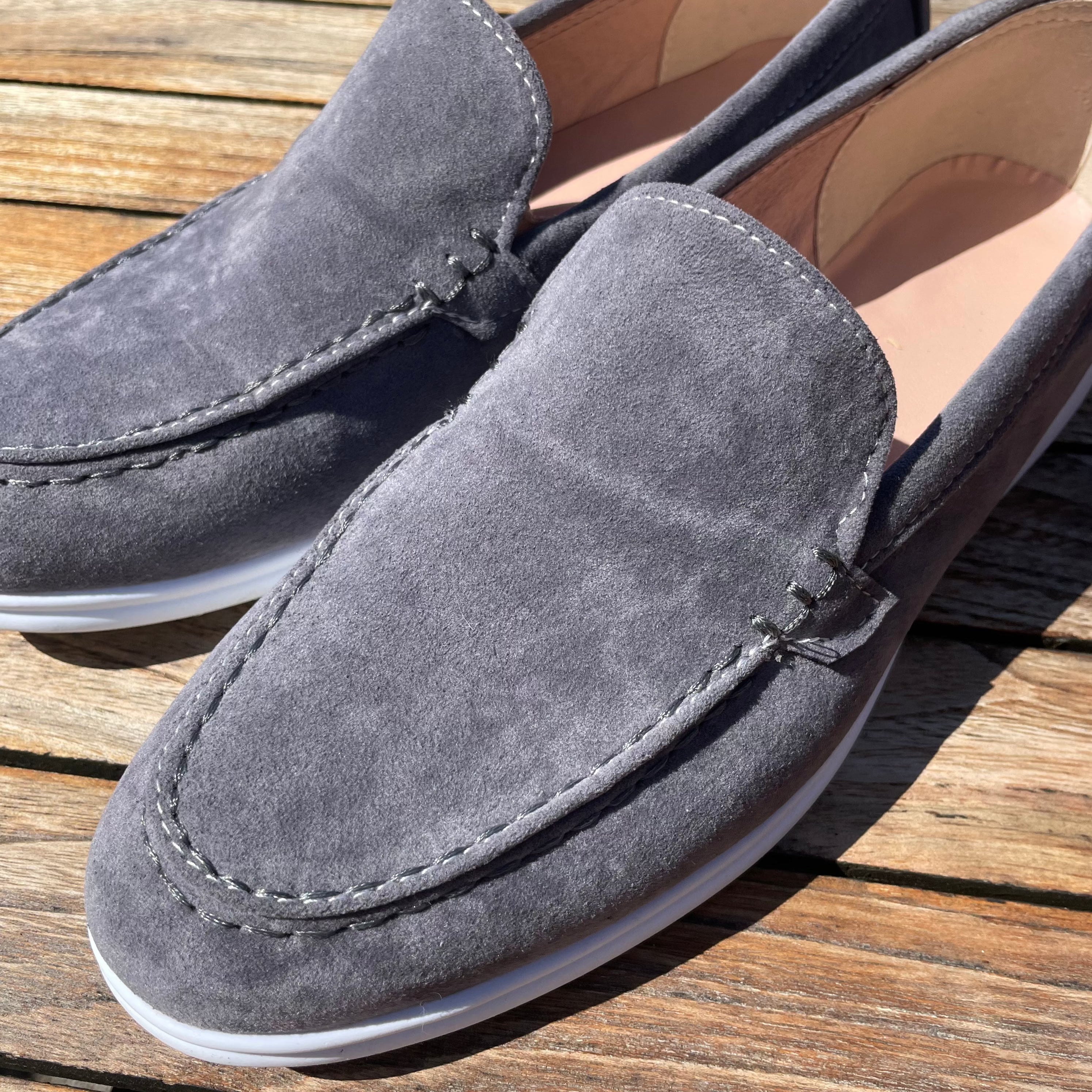 Suede Loafers