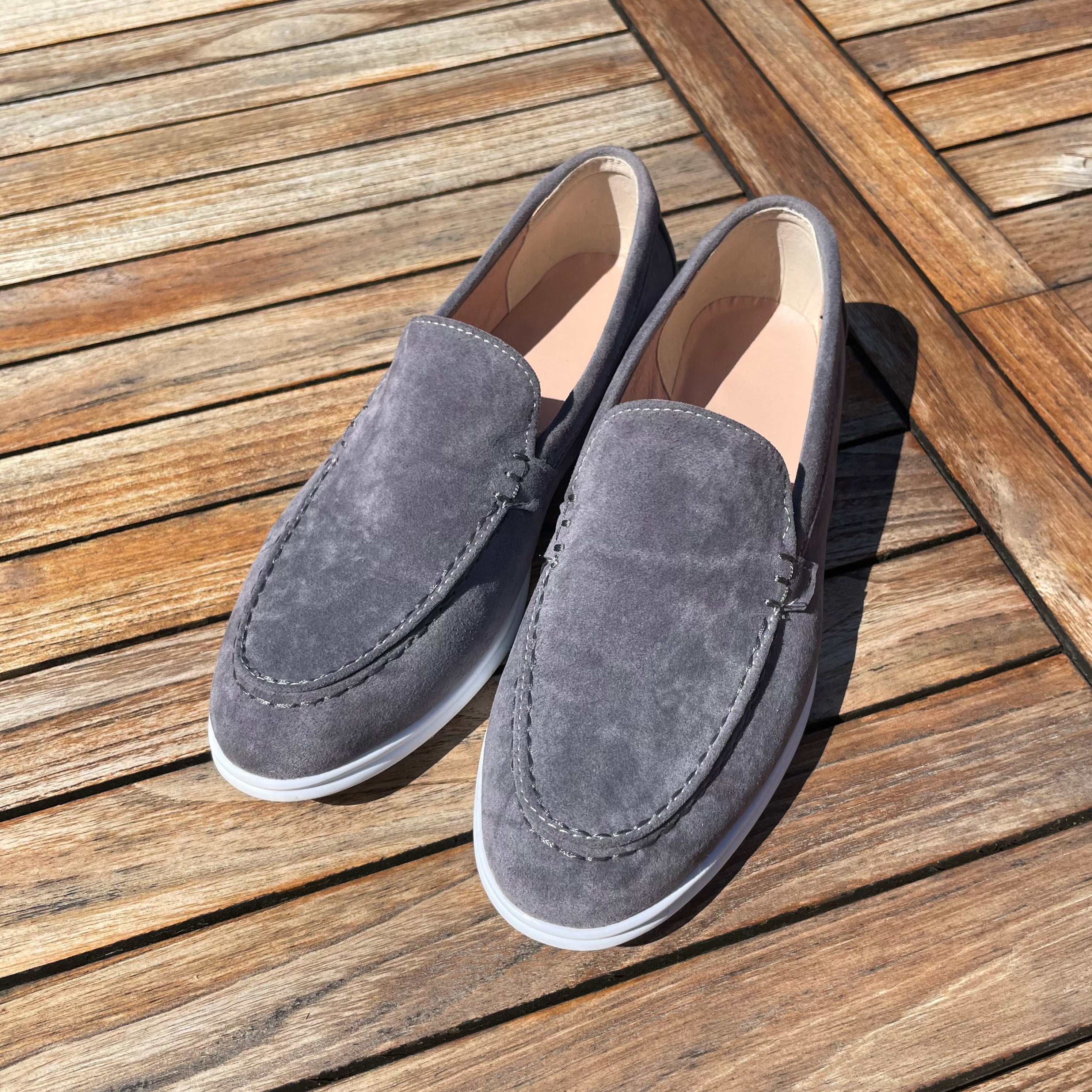 Suede Loafers